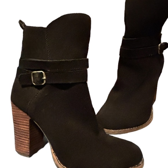 bin 3c Lucky Women's Lk-Latonya Boot Leather size 6.5 worn once - Picture 7 of 9